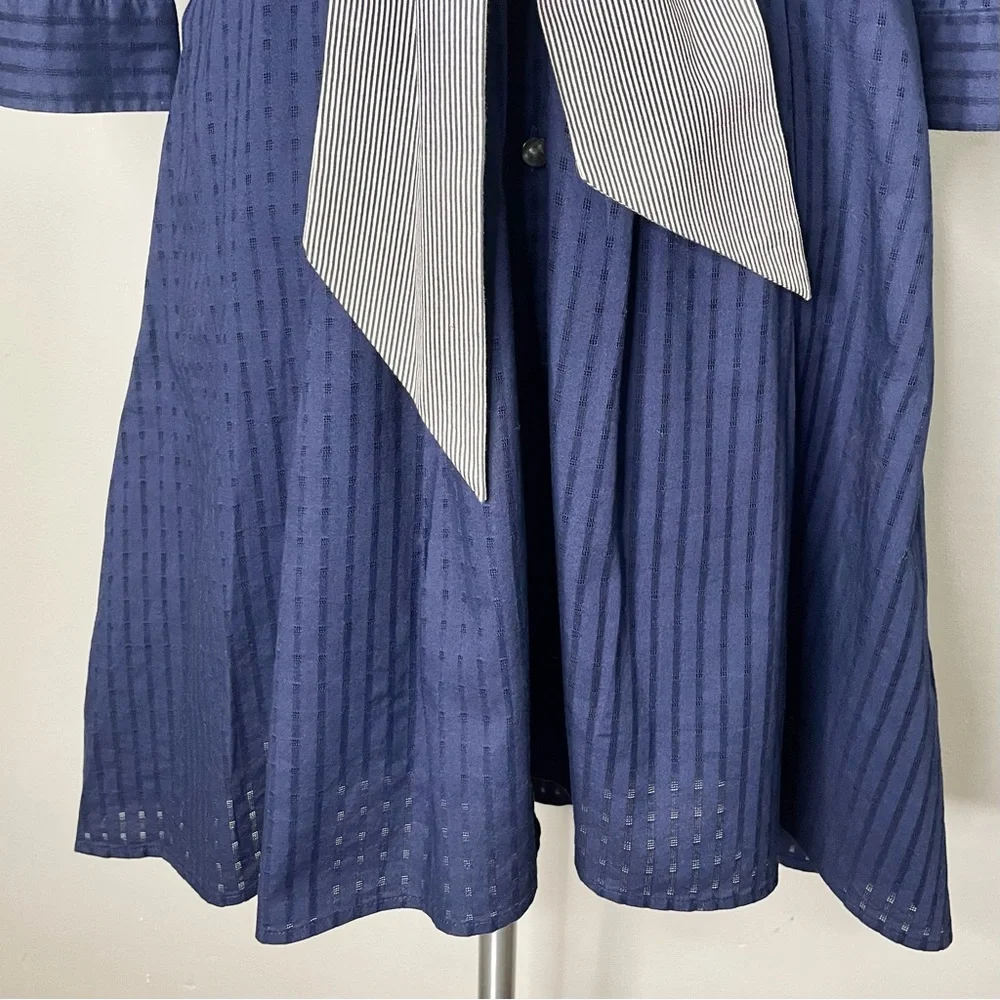 MOULINETTE SOEURS Dakota Pleated Shirt Dress - Picture 4 of 7